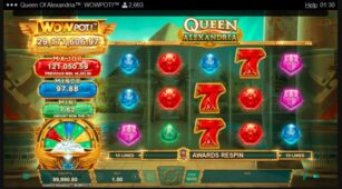 Queen of Alexandria WowPot demo play free 3