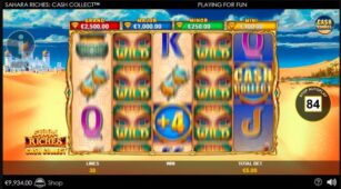 Sahara Riches Cash Collect demo play free 3