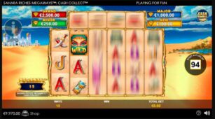 Cash Collect Sahara Riches Megaways demo play free 2