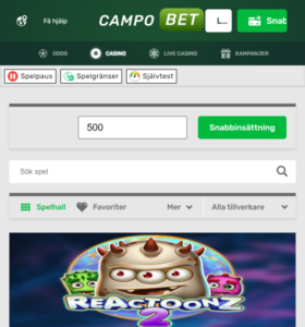 Campobet casino hemsida