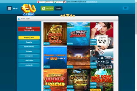 EUcasino casino kampanjer