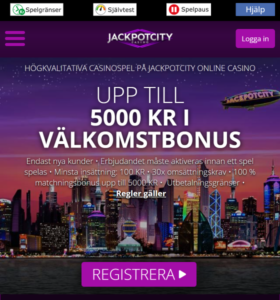 Jackpotcity casino hemsida