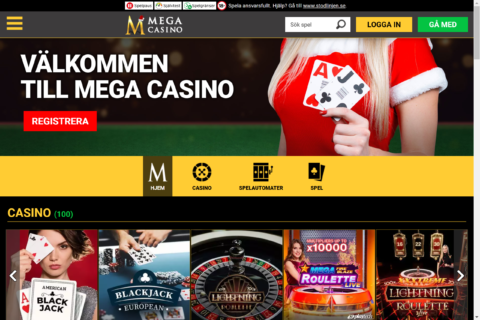 Mega casino startsidan