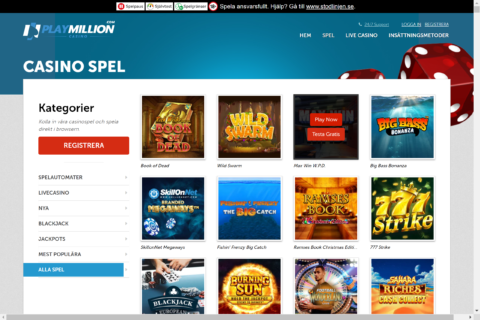 Playmillion casino kampanjer