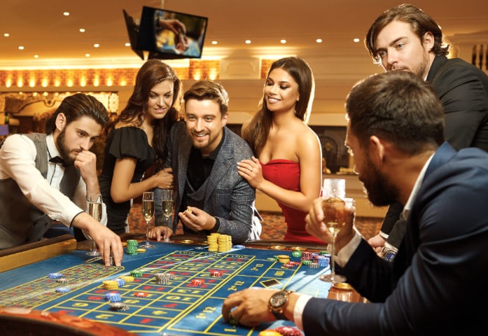 vett och etikett kring ett roulette-bord