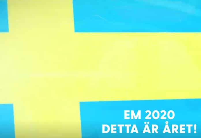 svenska flaggan och fotbolls-em 2020