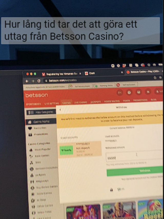 Uttag Betsson Casino