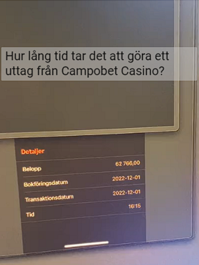 Uttag Campobet Casino