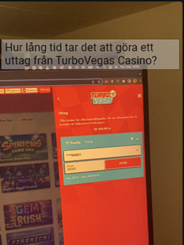 Uttag TurboVegas Casino 