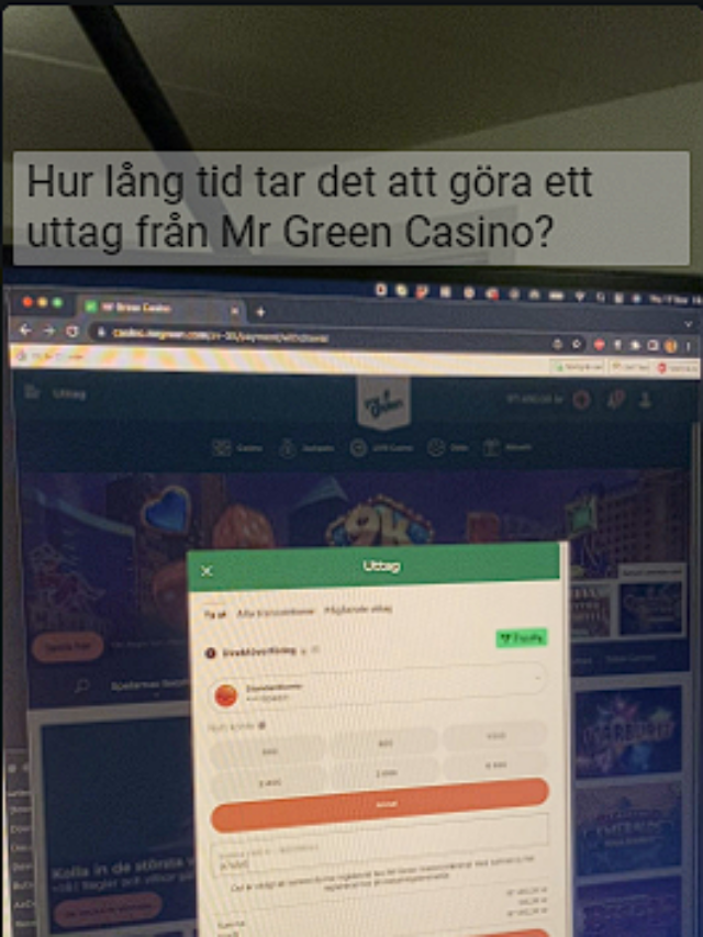Uttag Mr Green Casino