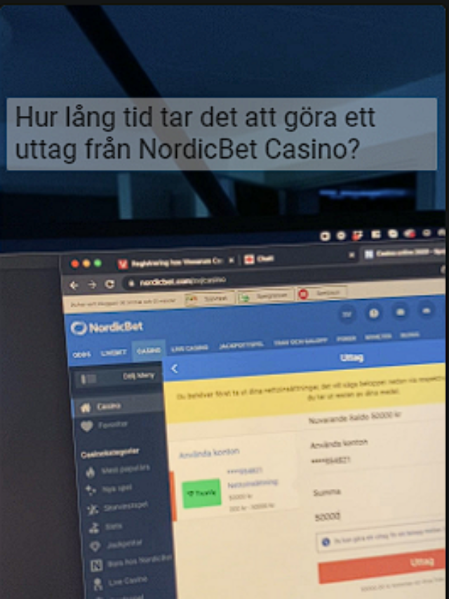 Uttag NordicBet Casino 