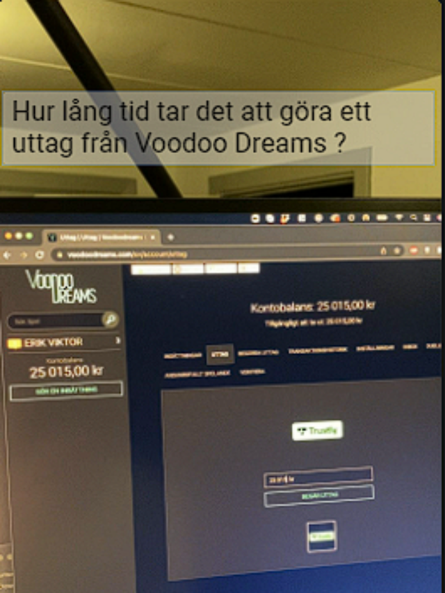 Uttag Voodoo Dreams Casino 
