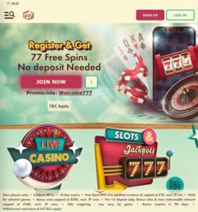 777 casino website