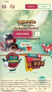 777 casino website