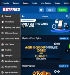 Betfred casino website