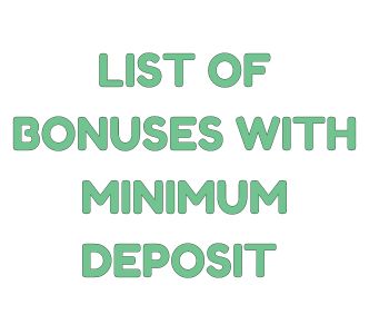 Minimum First Deposit Bonus UK online casino