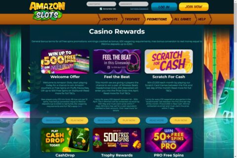 AmazonSlots Casino kampanjer