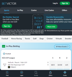 BetVictor casino website