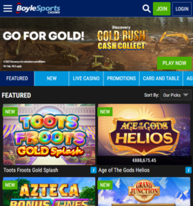 BoyleSports casino website