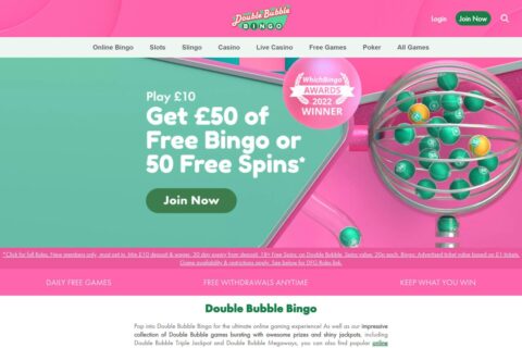 Double Bubble Bingo casino startsidan