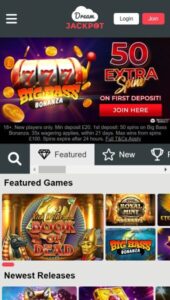 Dream Jackpot casino website