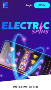 Electric Spins casino website
