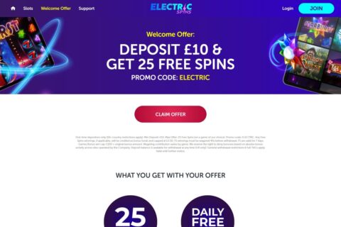 Electric Spins Casino kampanjer