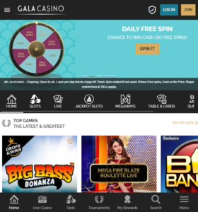 Gala Casino casino website