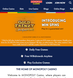 Monopoly Casino casino website