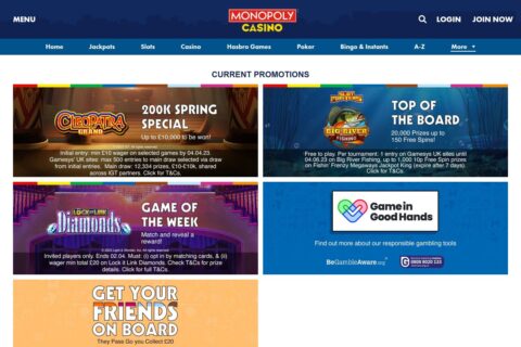 Monopoly Casino casino kampanjer