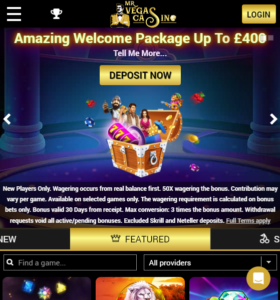 Mr. Vegas Casino casino website