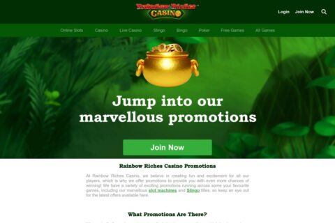 Rainbow Riches Casino casino kampanjer
