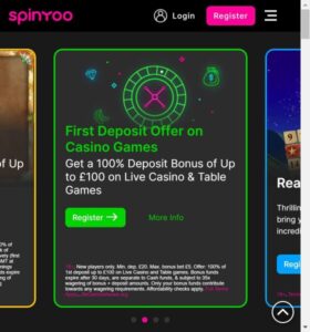 SpinYoo casino website