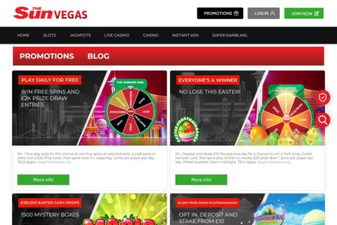 Sun Vegas Casino kampanjer