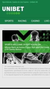 Unibet casino website