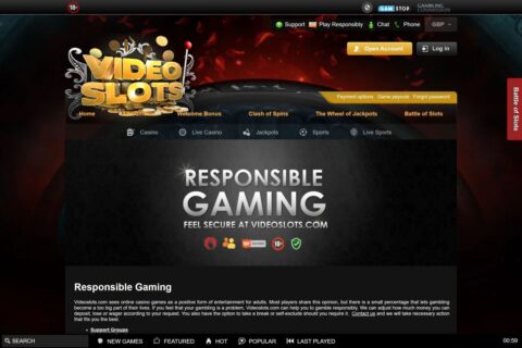 Videoslots casino ansvarsfullt spelande