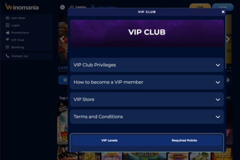 Winomania Casino ansvarsfullt spelande