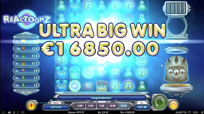 Reactoonz Demo - Play Free Slots at Great.com