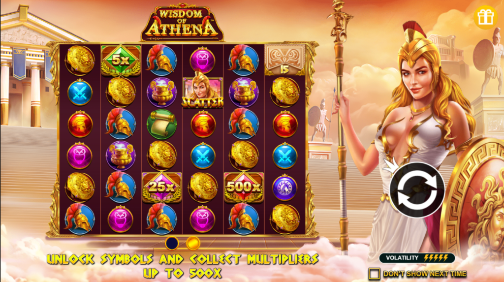 Wisdom of Athena Slot - Good & Bad Version, Demo Play & RTP