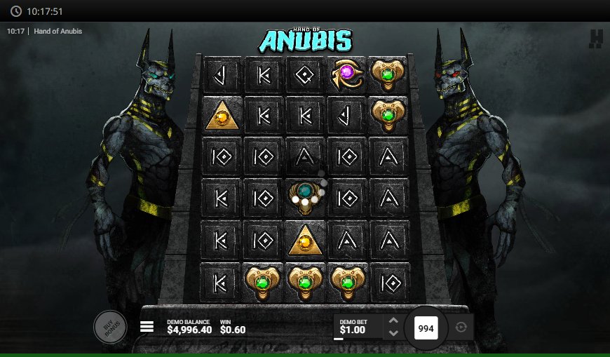 Hand of Anubis Demo - Play Free Slots at Great.com