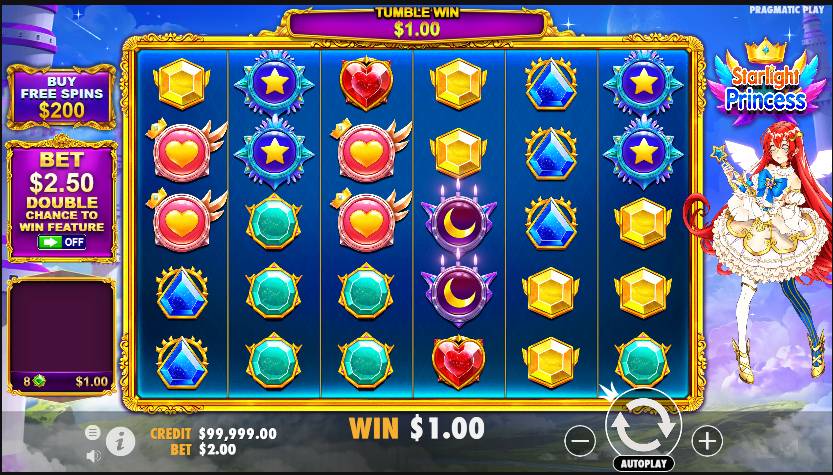 Starlight Princess Slot - Good & Bad Version, Demo Play & RTP