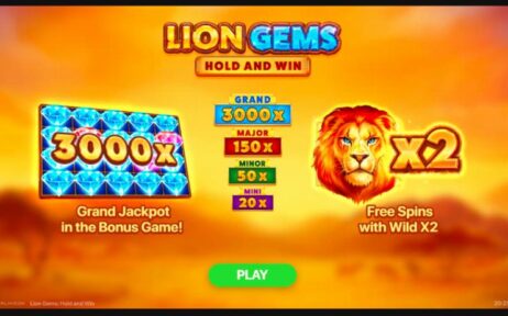 Lion Gems: Hold And Win