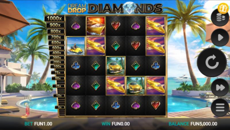 Diamond falls slot