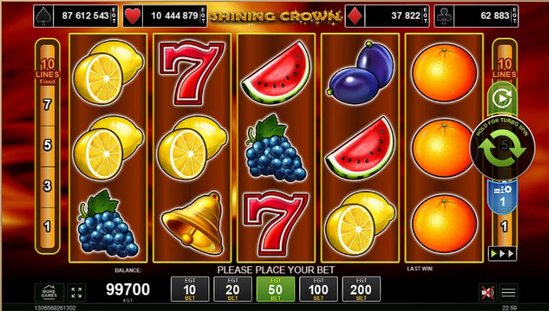 Shining Crown Demo - Play Free Slots at Great.com