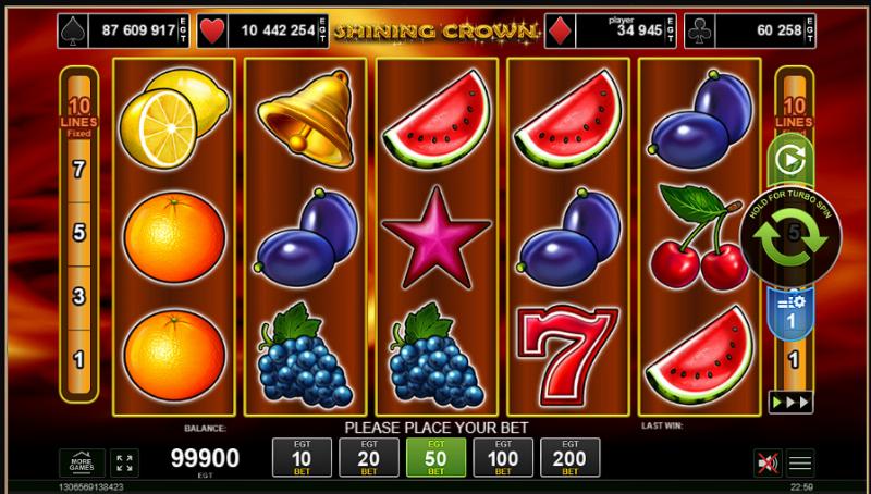 Shining Crown Demo - Play Free Slots at Great.com