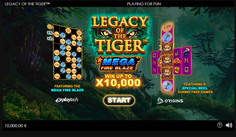 Legacy of the Tiger slot