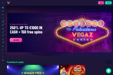 Vegaz Casino Casino startsidan