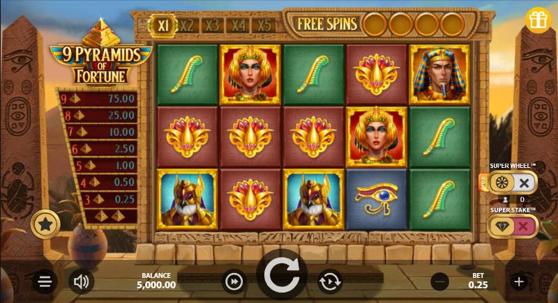 9 Pyramids of Fortune slot