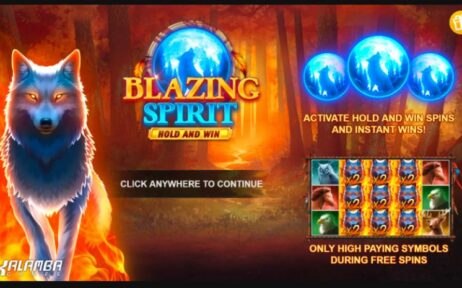 Blazing Spirit Hold And Win