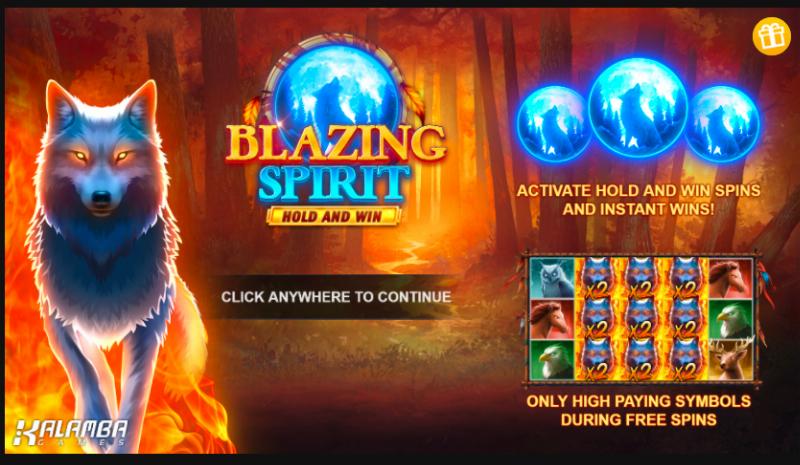 Blazing Spirit Hold And Win